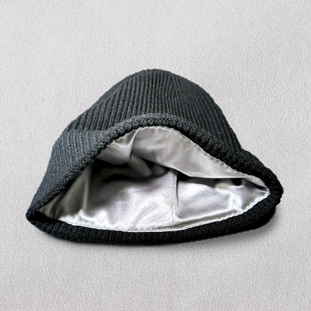 Goutté Ribbed Beanie with Satin Lining