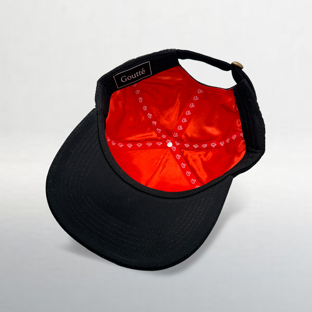 Change Hurts Black Trucker Hat - Red Satin Interior